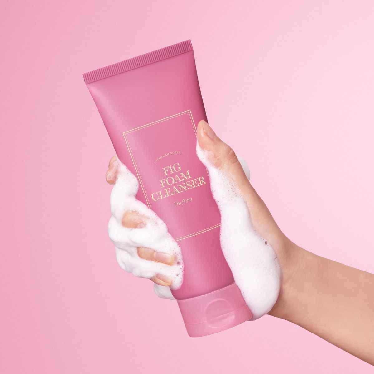 I'M FROM Fig Foam Cleanser,Oily, Sensitive Skin, Sebum Control, Mild Alkaline, Pore Cleansing - Koraya Beauty