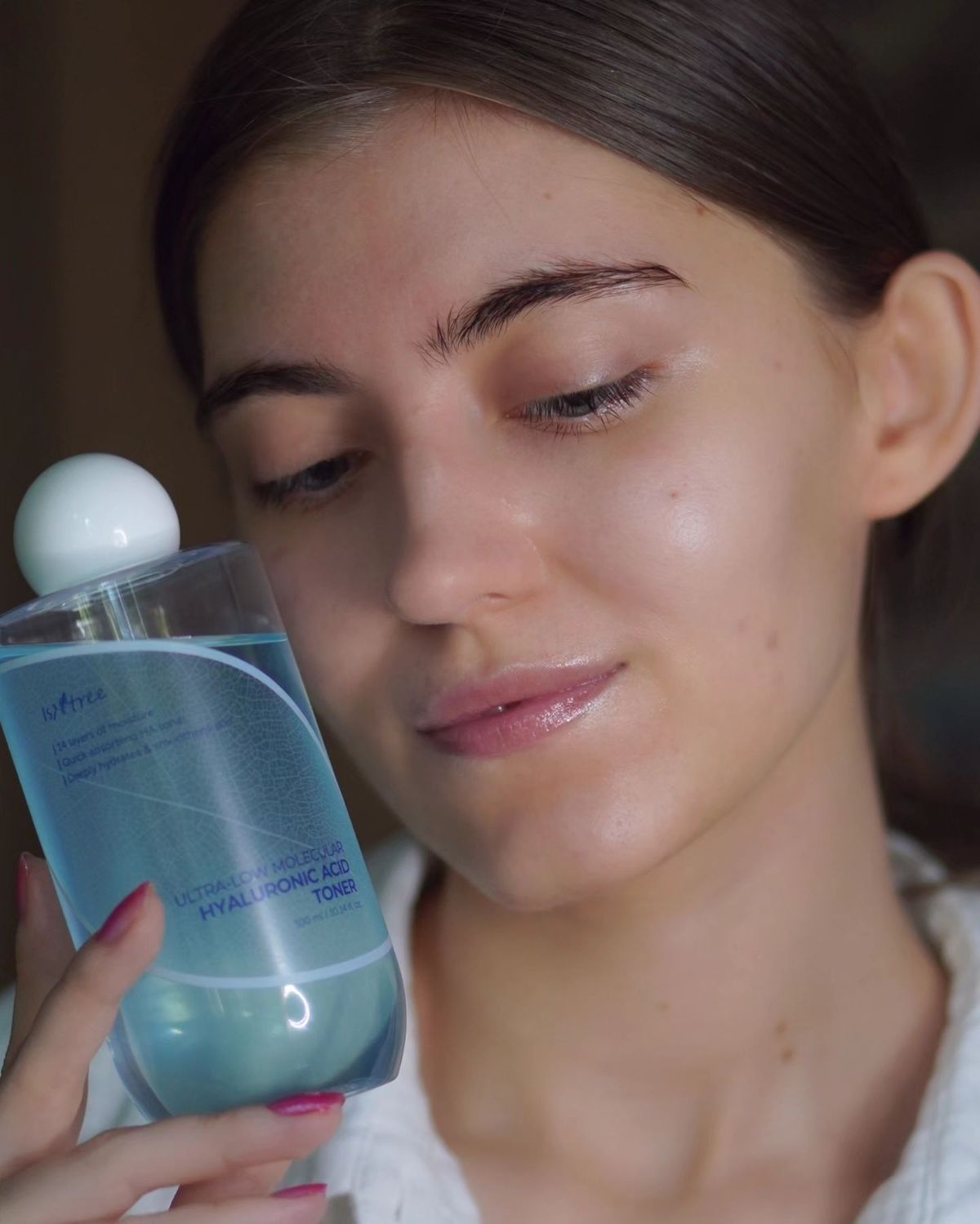 ISNTREE Ultra-Low Molecular Hyaluronic Acid Toner, Deep Hydration & Skin Smoothing, Vegan & Fragrance-Free