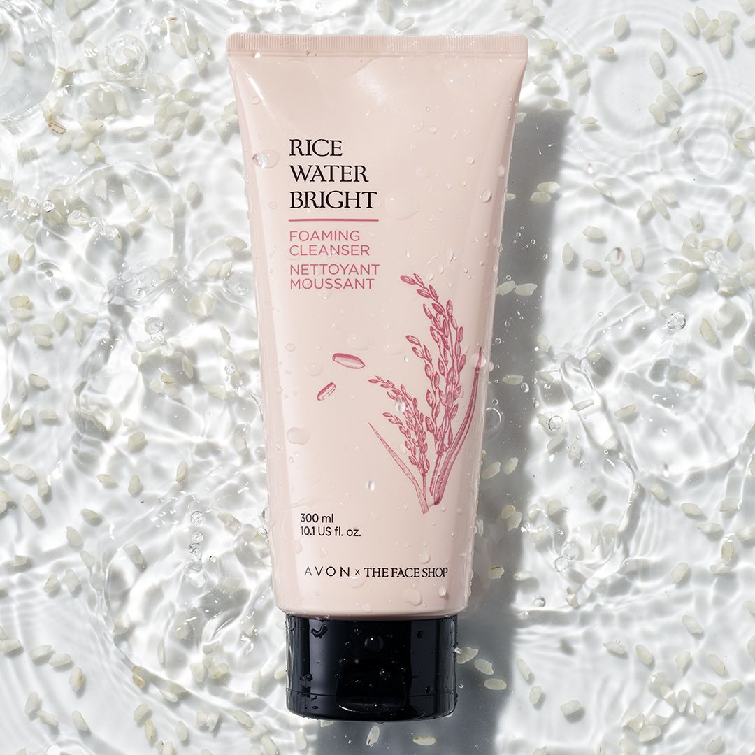 THE FACE SHOP Rice Water Bright Korean Cleanser - Best Face Wash for Even Tone & Glowing Skin