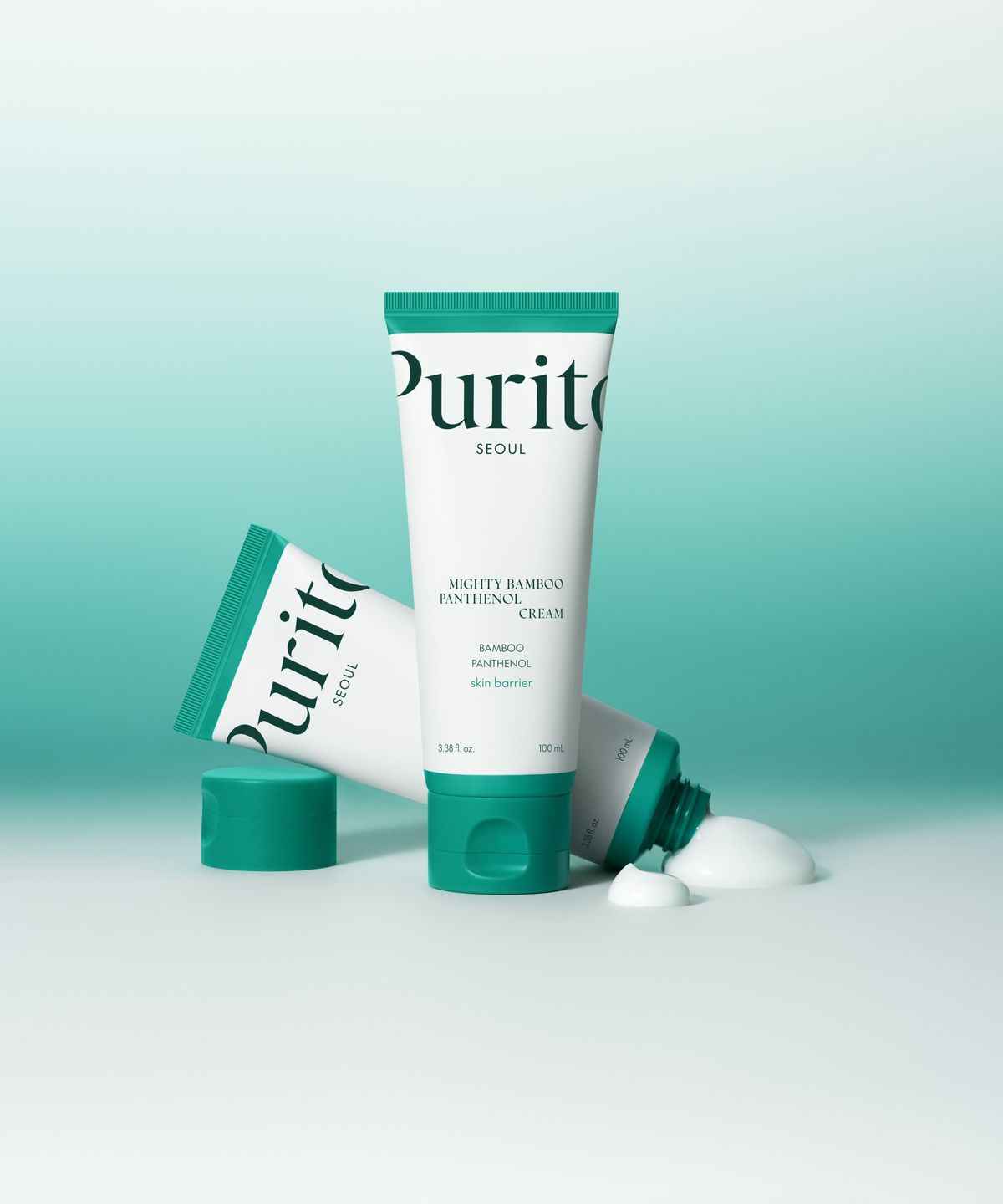 PURITO Mighty Bamboo Panthenol Cream, 10% Panthenol for Recovery & Glow Boost, Post-Acne Moisturizer, Silicone-Free, Non-Comedogenic, Vegan - Koraya Beauty