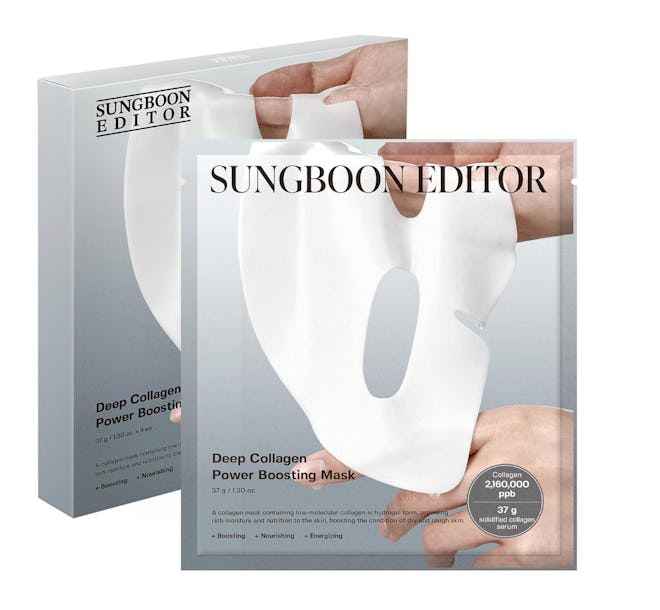 SUNGBOON EDITOR Deep Collagen Overnight Mask, Original Hydrating Collagen Face Mask, Real Collagen 2,160,000PPB for Elasticity - Koraya Beauty