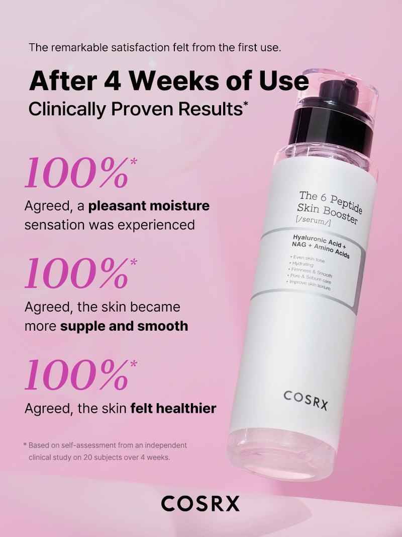 COSRX The 6 Peptide Skin Booster Serum - Koraya Beauty