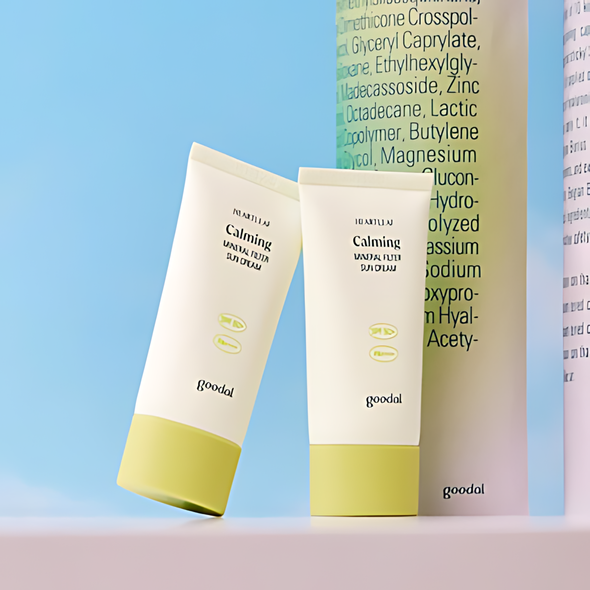 GOODAL Houttuynia Cordata Calming Mineral Filter Sun Cream SPF 50+ PA++++ - Koraya Beauty