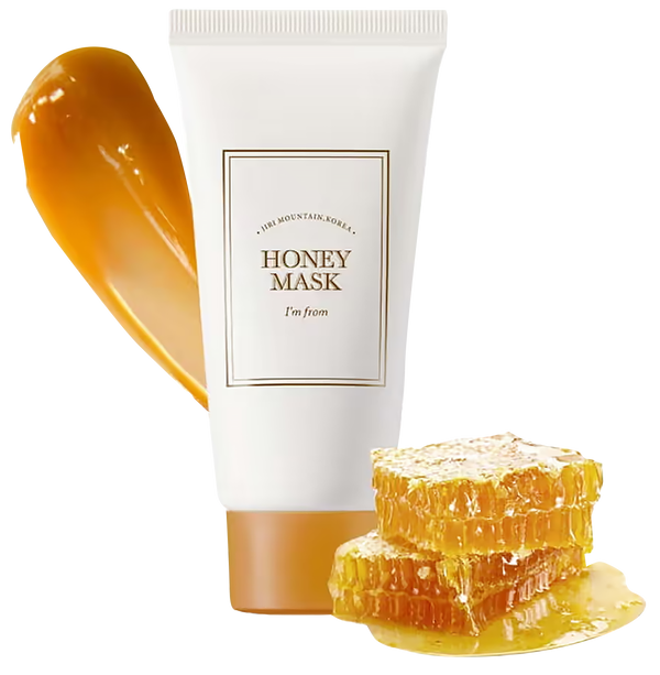 Korean Honey Moisturizing Mask - 38.7% Honey for Deep Moisturization, Nourishment, and Clear Complexion for Dry and Combination Skin