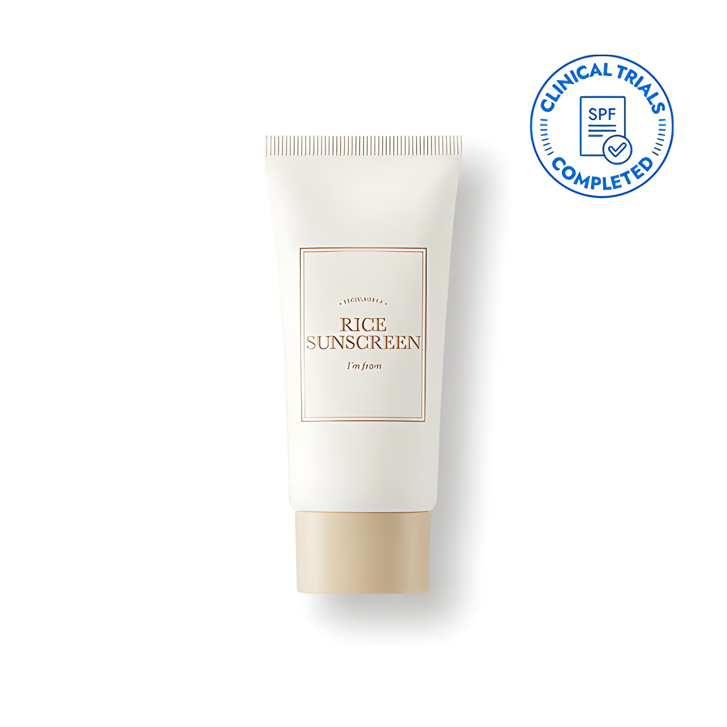 I'M FROM Rice Sunscreen - Korean Mineral Sunscreen, SPF 50+ PA++++, Zinc Oxide, Dry & Sensitive Skin