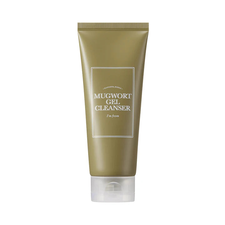 I'M FROM Mugwort Gel Cleanser, Mugwort 60%, Calming, Soothing, Mild low pH Korean Face Wash for Sensitive Skin
