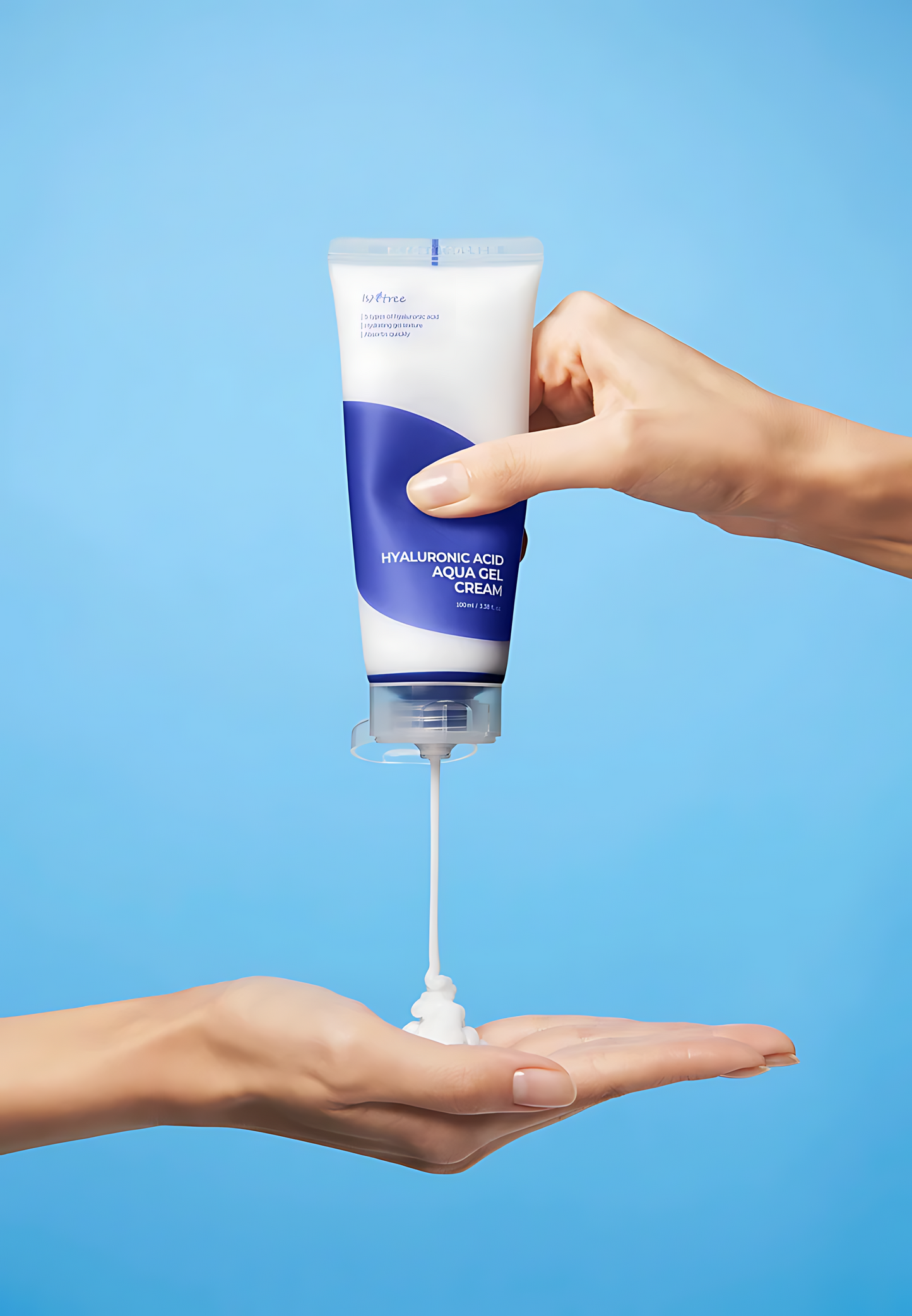 ISNTREE Hyaluronic Acid Aqua Gel Cream- Lightweight Moisturizer, Quick-Absorbing Hydration - Koraya Beauty