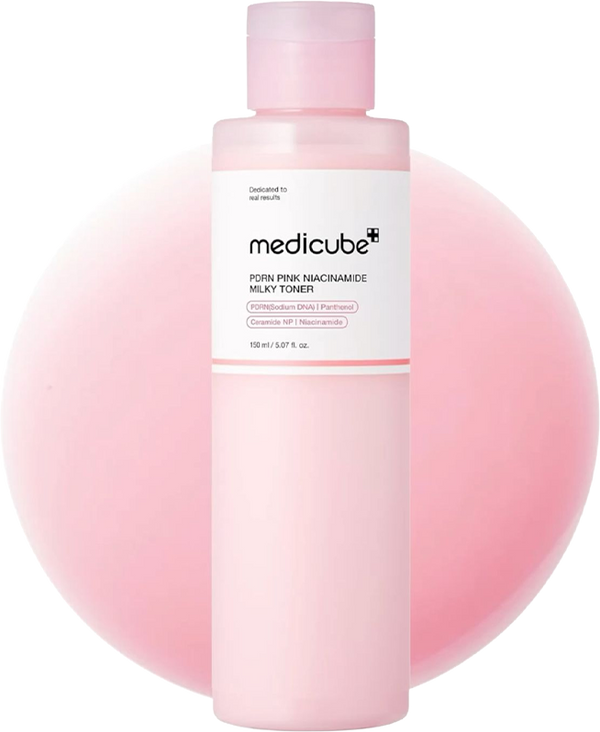 PDRN Pink Niacinamide Toner for Hydrating, Moisturizing, and Soothing Glass Glow Skin