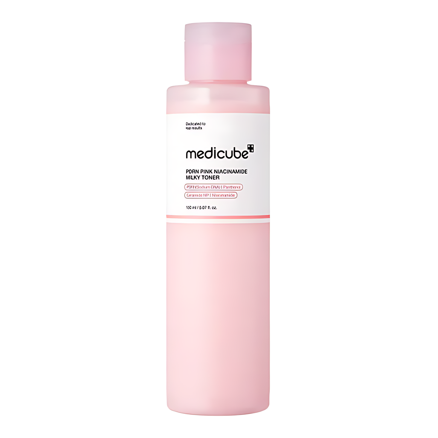MEDICUBE PDRN Pink Niacinamide Milky Toner for Hydrating, Moisturizing, Soothing, Ceramide, Peptide, Glass Glow Skin - Koraya Beauty