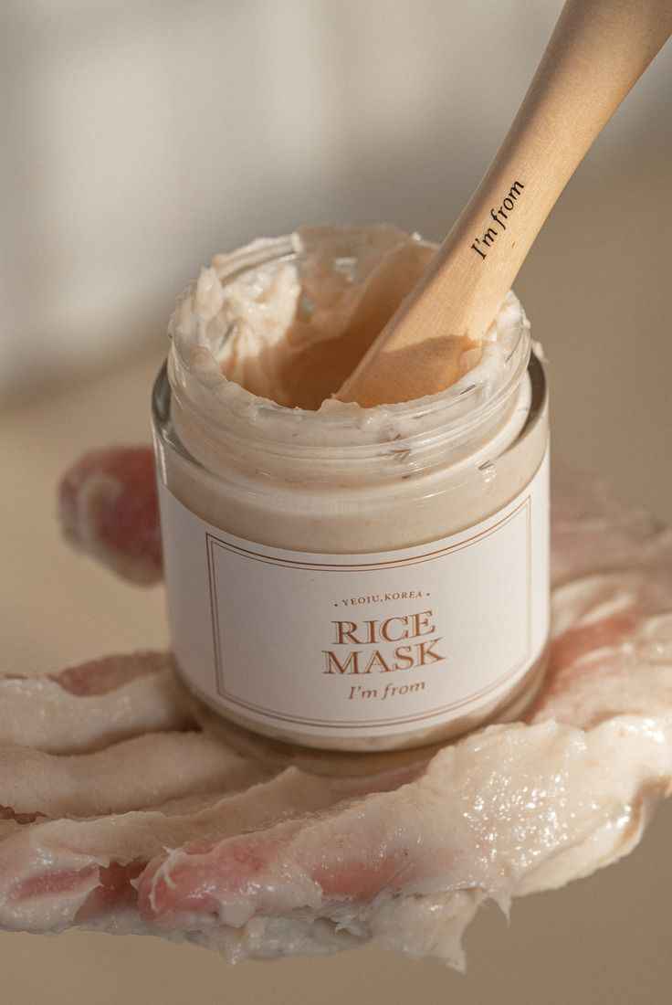 I'M FROM Rice Mask - Brightening & Gentle Exfoliating Korean Face Mask, Minimizes Enlarged Pores - Koraya Beauty