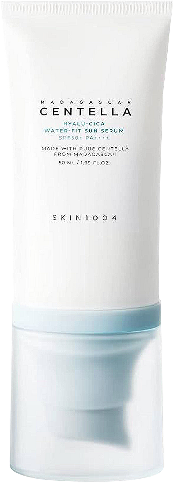 SKIN1004 Hyalu CICA Water-fit Sun Serum-Lightweight, Hydrating Sun Serum Protection, Soothing, Moisturizing & Non-Greasy, Perfect for Daily Use