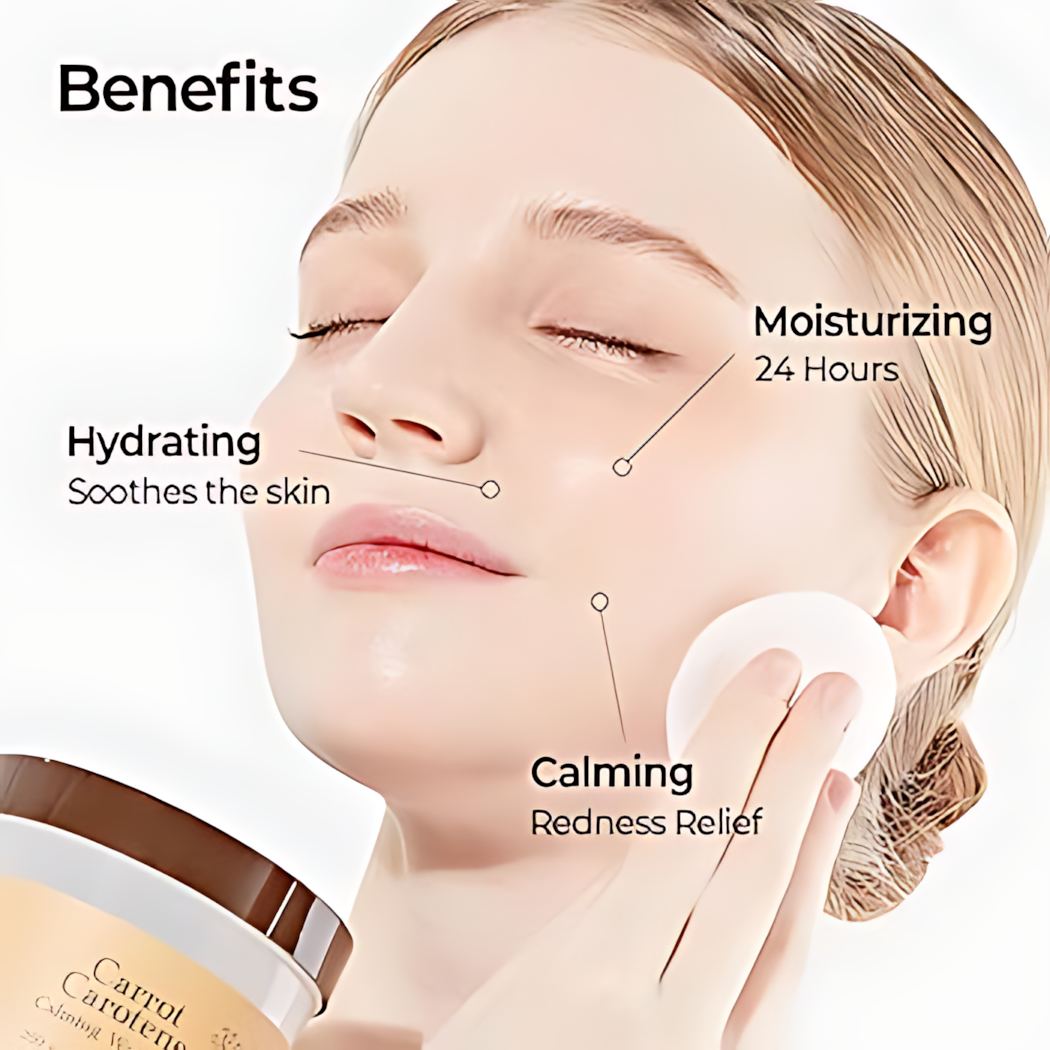 SKINFOOD Carrot Carotene Calming Water Toner Pads, Korean Skin Care Toner Pad for Face, Deep Hydrating, Soothing, After Sun Skincare for Sensitive Skin, Redness Relief, 100% Cotton - Koraya Beauty