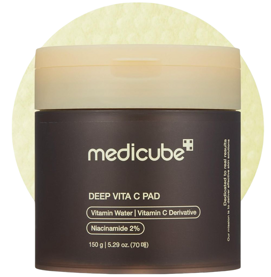 MEDICUBE Deep Vita C Facial Toner Pads - Koraya Beauty