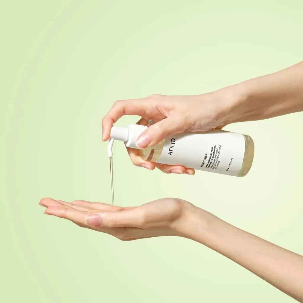 ANUA Heartleaf Pore Control Cleansing Oil Removes Makeup, Excess Sebum, Blackheads & Clogged Pores - Koraya Beauty