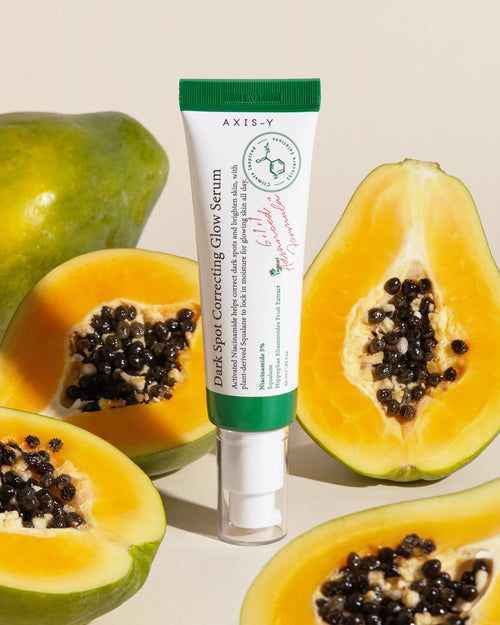 AXIS-Y Dark Spot Correcting Glow Serum with 5% & Rice Bran, Firming & Moisturizing Face Serum for Uneven Skin Tone, Vegan & Cruelty-Free Korean Skin Care - Koraya Beauty