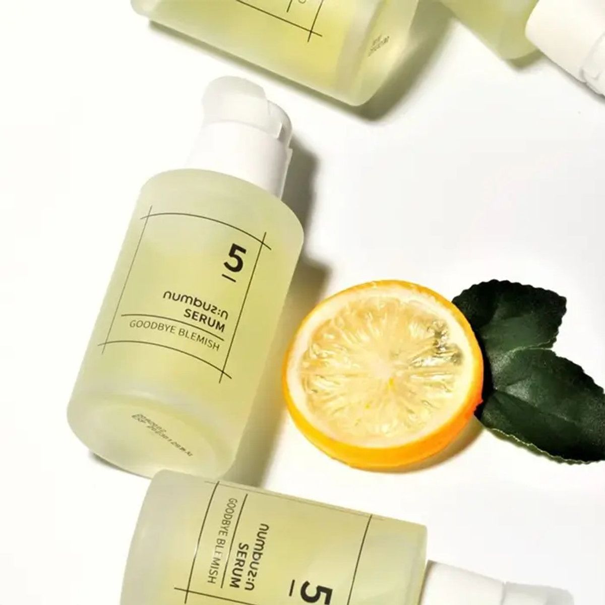 NUMBUZIN No.5 Serum, Goodbye Blemish Serum,For Acne Scars with Vitamin C, Niacinamide, Antioxidant, Lightweight Gel