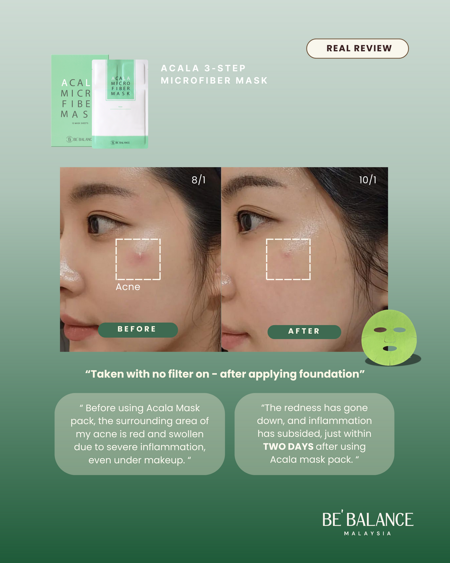 ACALA Microfiber Sheet Mask