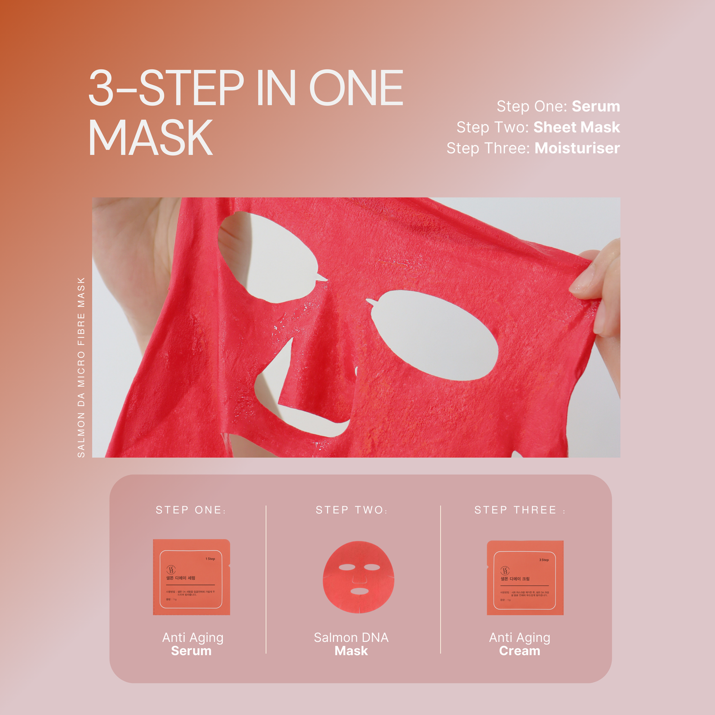 SALMON DA Microfiber Sheet Mask