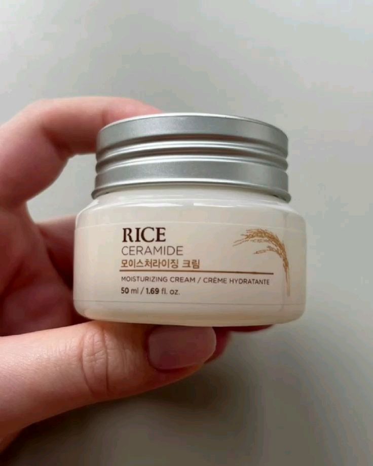 THE FACE SHOP Rice & Ceramide Moisturizer - Korean Day Cream for Barrier Repair & Glass Skin Glow