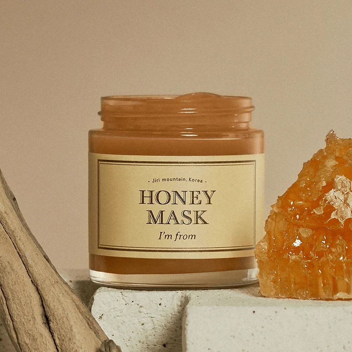 I'M FROM Honey Mask, 38.7% Korean Honey, Deep Moisturization for 48 hours, Nourishment, Clear Complexion for Dry, Combination Skin