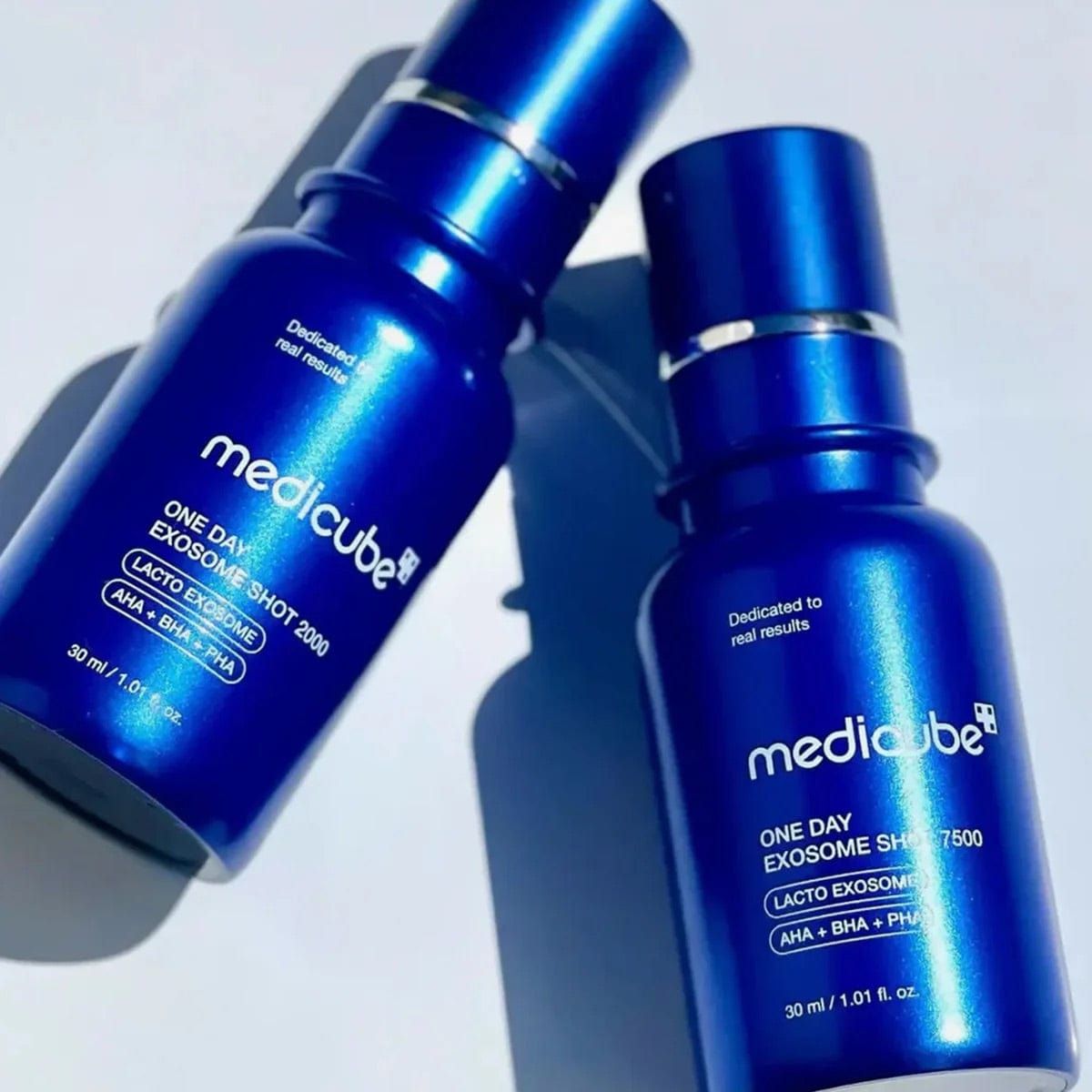 MEDICUBE Zero Exosome Shot 7,500 PPM Spicule Facial Serum, Liquid Skin Booster Serum, Exosome, AHA+BHA+PHA, Pore Care, Dead Skin Cells, Skin Texture