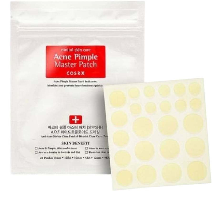 Acne Pimple Patch Absorbing Hydrocolloid Original 3 Size Patches for Blemishes and Zits Cover, Spot Stickers for Face and Body
