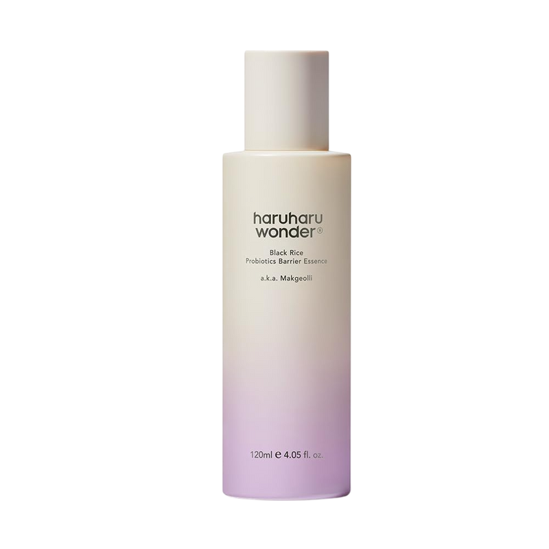 HARUHARU WONDER Black Rice Probiotics Barrier Essence, Skin Flooding & Layering, Strengthens Skin Barrier, Moisturizes, Glowy Radiant Skin, Ceramide & Panthenol - Koraya Beauty