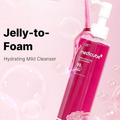 MEDICUBE PDRN Jelly to Foam Cleanser, Low pH Hydrating Daily Face Wash for All Skin Types, With PDRN, Collagen & LHA, Gentle Pore Care & Radiant, Balanced-Looking Skin