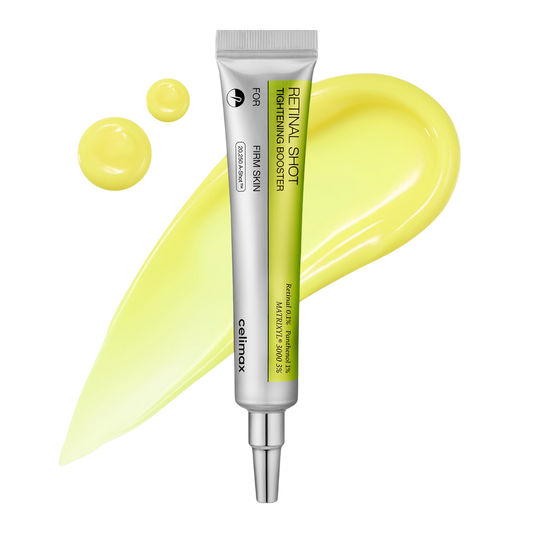 CELIMAX The Vita A Retinal Shot Tightening Booster, 0.1% Retinal, 3% Matryxyl, High-Strength Retinoid for Anti-Aging, Pore Minimize - Koraya Beauty
