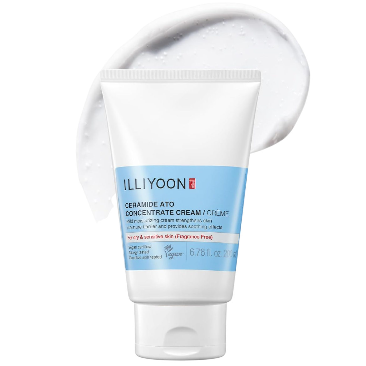 ILLIYOON Ceramide Ato Concentrate Cream, Moisturizer for Dry & Sensitive Skin, 100hr Lasting Hydration