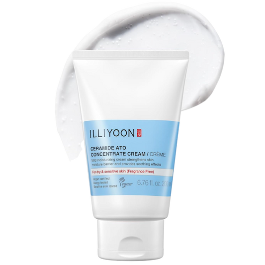 ILLIYOON Ceramide Ato Concentrate Cream, Moisturizer for Dry & Sensitive Skin, 100hr Lasting Hydration