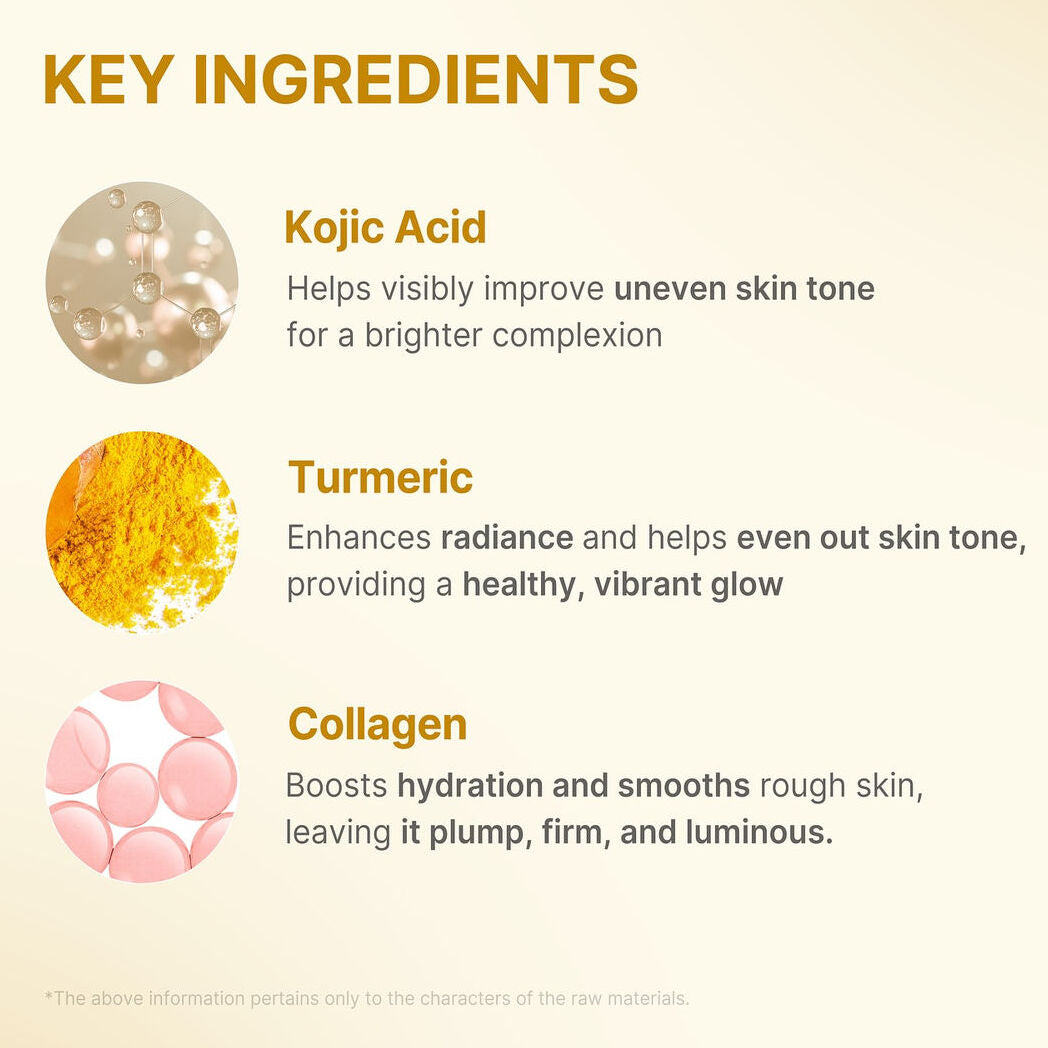 MEDICUBE Kojic Acid Turmeric Brightening Gold Jelly Gel Mask, Overnight Face Mask for Glass Glow Skin, Elasticity, Hydrating, Firming and Moisturizing