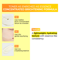 NUMBUZIN No.5 Toner, Vitamin Boosting Essential Toner, First Step Skin Care, Improves Hyperpigmentation & Uneven Skin Tone - Koraya Beauty