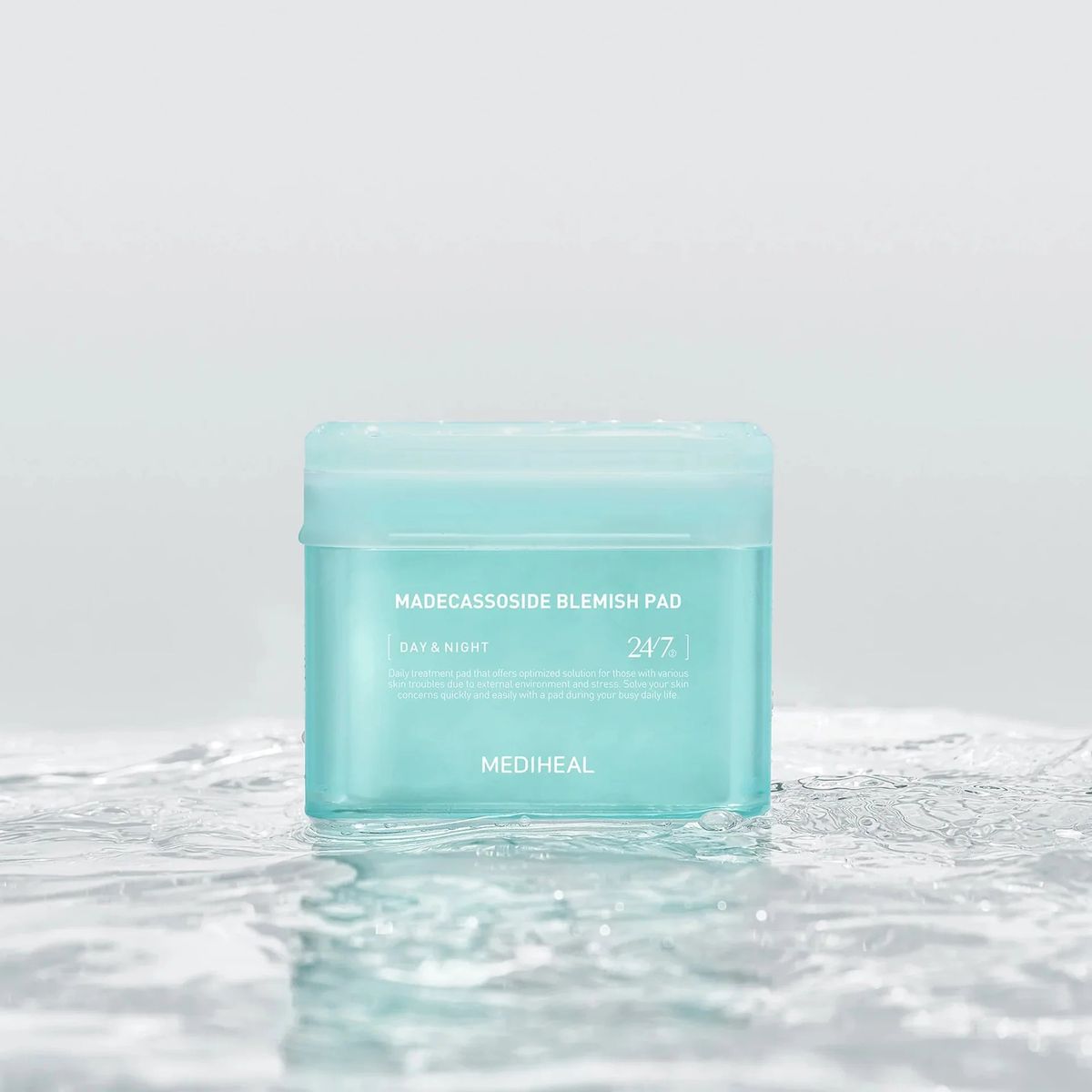 MEDIHEAL Madecassoside Toner Pads - with Centella Asiatica to Treat Blemishes and Improve Uneven Skin Tone