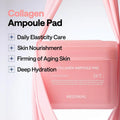 MEDIHEAL Collagen Ampoule Facial Toner Pads- Collagen & Ceramide, Skin Firming & Restore Elasticity & Deep Hydration