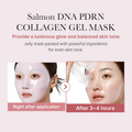 MEDICUBE Salmon DNA PDRN Pink Collagen Gel Mask, Overnight Face Mask For Glass Glow Skin- Elasticity, Hydrating, Firming and Moisturizing