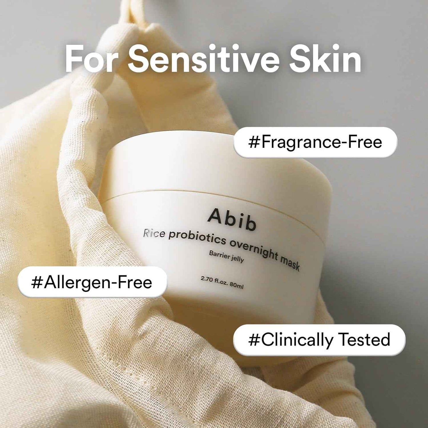 ABIB Rice Probiotics Overnight Mask Barrier Jelly - Koraya Beauty