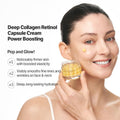SUNGBOON EDITOR Deep Collagen Retinol Power Boosting Capsule Cream, Microneedling, White Spicules, Skin Firming, Hydration for Dry Skin, Wrinkles