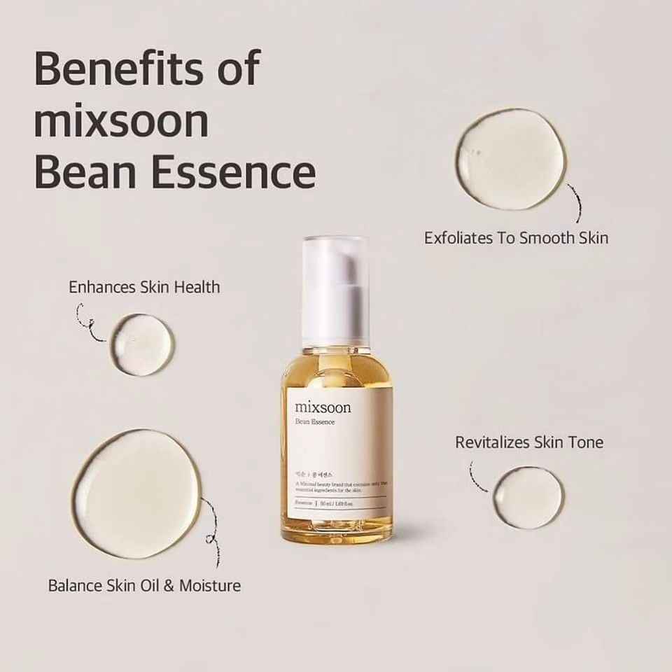 MIXSOON Korean Bean Essence Hydrating & Repairing Serum - Koraya Beauty