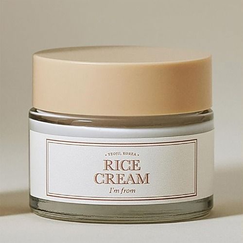 I'M FROM Rice Cream, Rice Bran Essence with Ceramide, Improves Moisture Skin Barrier, Deep Nourishment, Smooths and Evens Skin Tone
