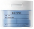 BIODANCE Cera-nol Gel Toner Pad, Hydrating & Soothing Korean Toner Pads, Hyaluronic Acid & Ceramides - Koraya Beauty