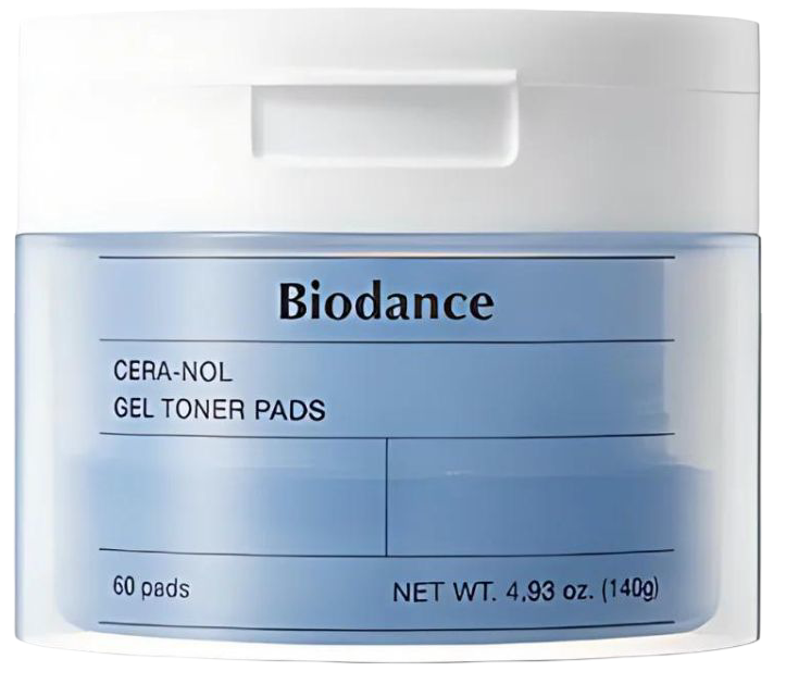 BIODANCE Cera-nol Gel Toner Pad, Hydrating & Soothing Korean Toner Pads, Hyaluronic Acid & Ceramides - Koraya Beauty