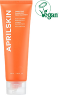 APRILSKIN Carrotene Clarifying Foam Cleanser, Deep Cleansing with AHAs & Sebum Control for Oily, Sensitive, Acne-Prone Skin