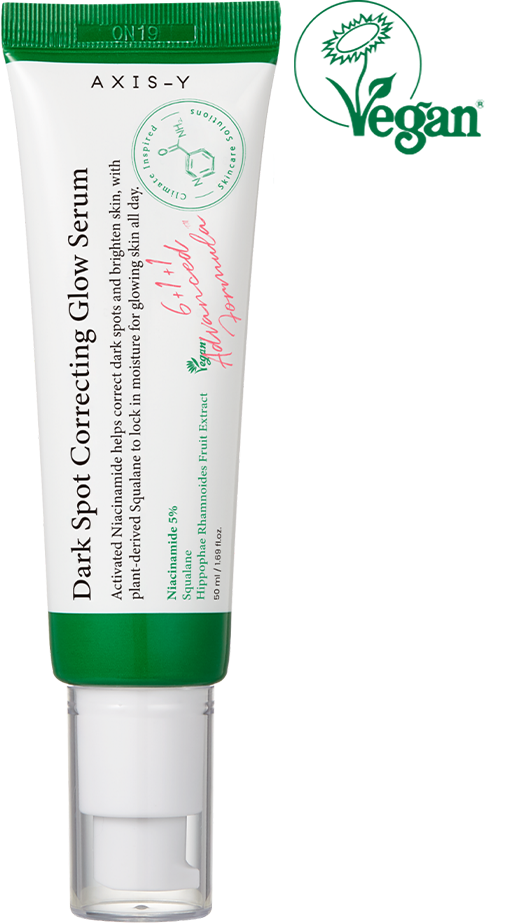 AXIS-Y Dark Spot Correcting Glow Serum with 5% & Rice Bran, Firming & Moisturizing Face Serum for Uneven Skin Tone, Vegan & Cruelty-Free Korean Skin Care - Koraya Beauty