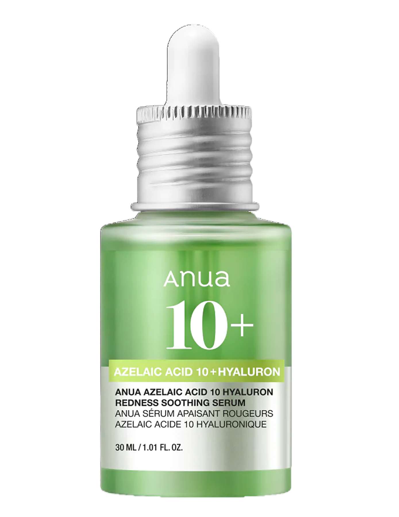 ANUA Azelaic Acid 10 Hyaluron Redness Soothing Serum with Cica Soothes & Calms Acne-Prone Skin