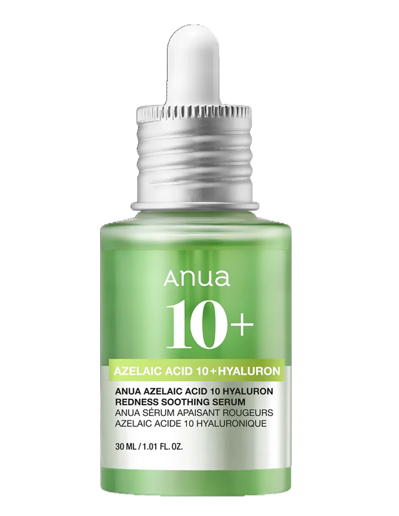 ANUA Azelaic Acid 10 Hyaluron Redness Soothing Serum with Cica Soothes & Calms Acne-Prone Skin