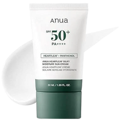 ANUA Heartleaf Silky Moisture Sun Cream SPF 50+ PA++++