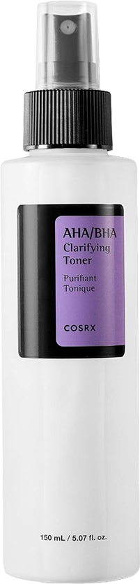 COSRX AHA/BHA Treatment Toner, Facial Exfoliating Spray for Whiteheads, Pores, & Uneven Skin, Not Tested on Animals,Parabens Free - Koraya Beauty