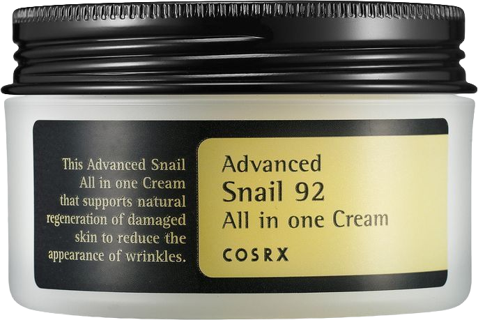 COSRX Advanced Snail Mucin 92 All In One Cream with Hyaluronic acid