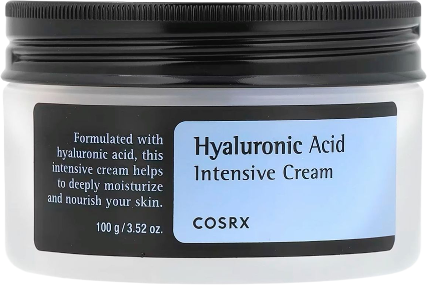 COSRX Hyaluronic Acid Moisturizing Cream, Long-lasting Hydration, Rich Moisturizer for Sensitive Skin, Parabens Free